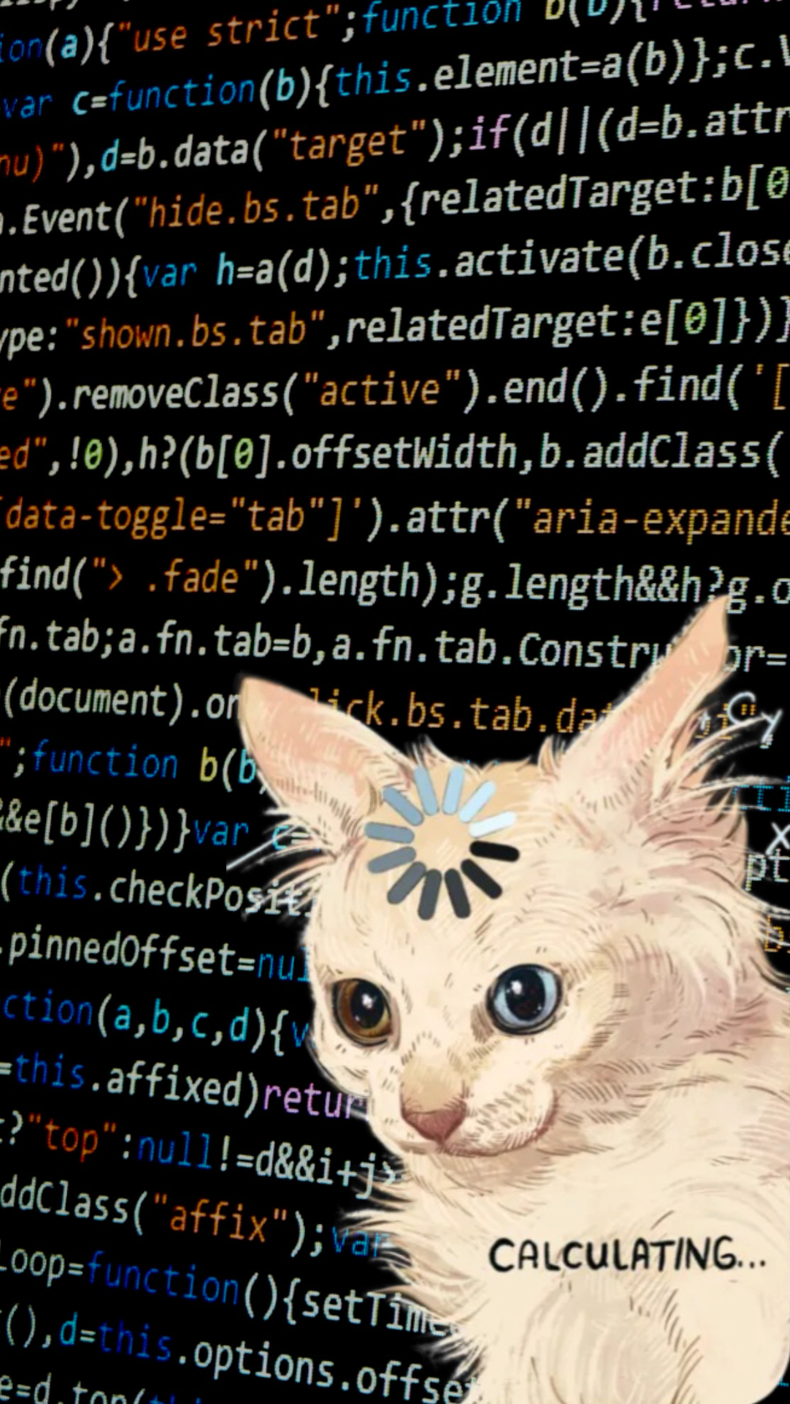 Confused cat